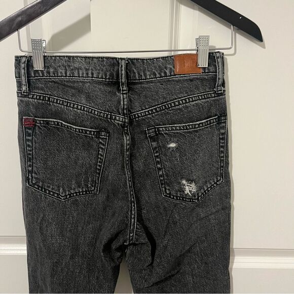 BDG Urban Outfitters Distressed Slim Straight Washed Black 26 - Picture 5 of 12